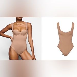 SKIMS Swim Bodysuit Sleeveless Sienna SW-BDY-0124 Swimwear XXS or 3X women